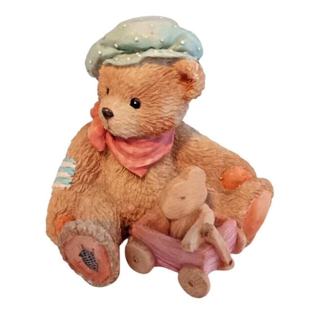 Cherished Teddies "Harrison" We're Going Places Brother Bear Figurine 1992 Resin